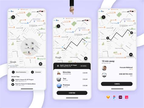 Ride Sharing App By Rifat Alam Rafi On Dribbble