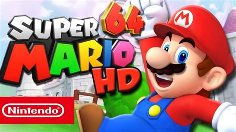 Super Mario 64 Hd Remake Nintendo Switch Trailer Gameplay