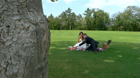 Picnic Of The Newlyweds Stock Footage Videohive