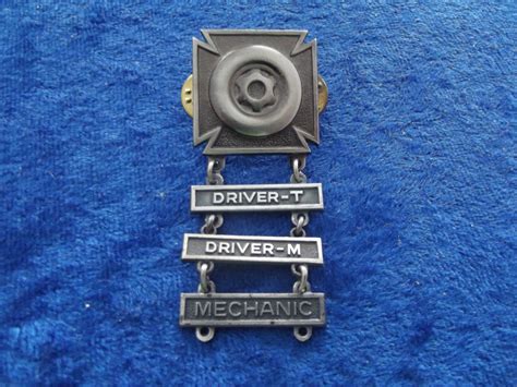 A28 28 Us Driver And Mechanic Badge 3 Stage Mtmech Ebay