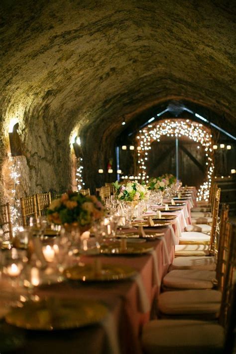 Elegant Vineyard Wedding In Pink And Gold Unique Wedding Venues