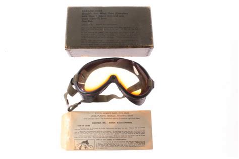 vintage sun dust wind us army goggles from vietnam war