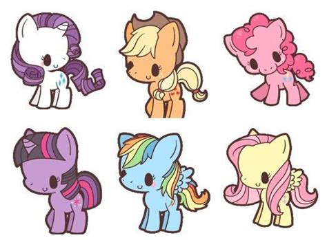 Chibi My Little Pony Pattern Package Little Pony My Little Pony Mlp