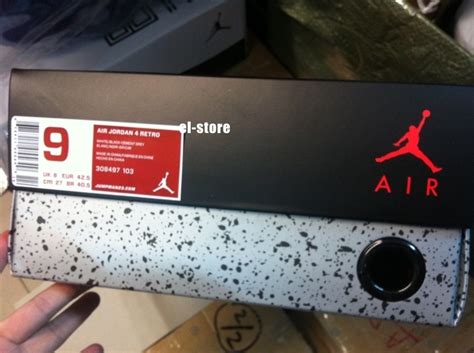 Air Jordan Iv Retro Whitecement 2012 Packaging