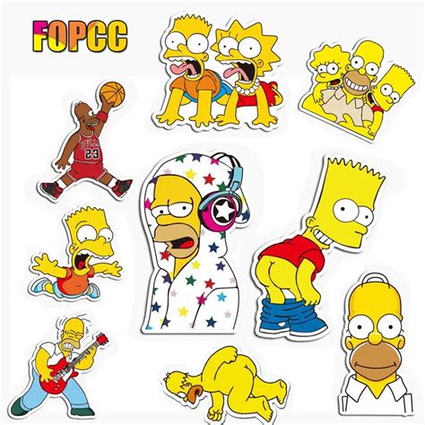 The Simpsons Sticker Sheet Ubicaciondepersonascdmxgobmx