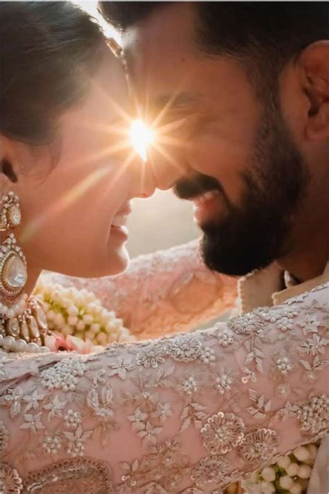 athiya shetty kl rahul s first photos as married couple go viral beautiful bride stuns in