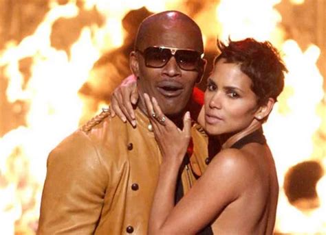 Jamie Foxx And Halle Berry Set Pulses Racing With Passionate Kiss And