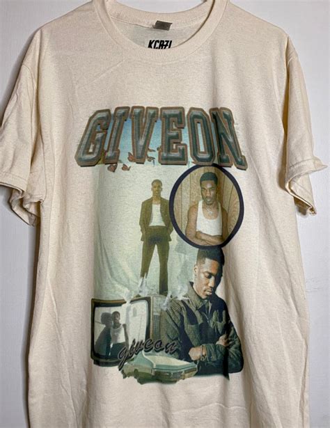 Giveon Vintage Style Inspired Graphic Shirt Bootleg Merch Etsy