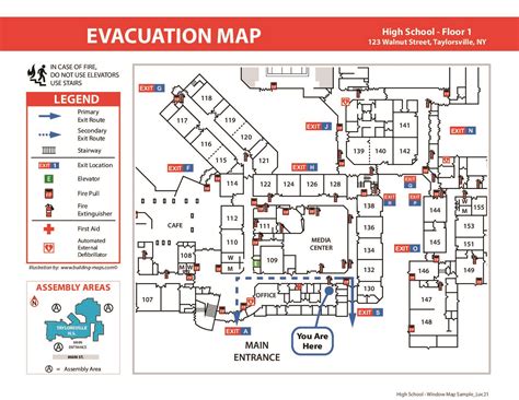 Emergency Evacuation Plan Map