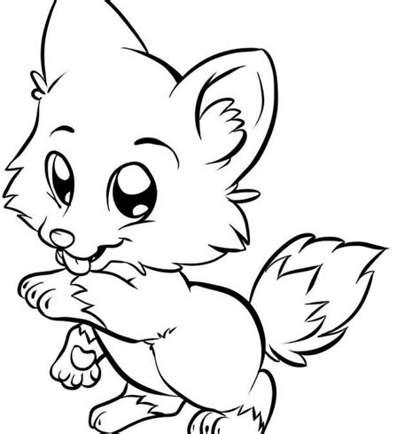 Printable Coloring Pages Cute Animals