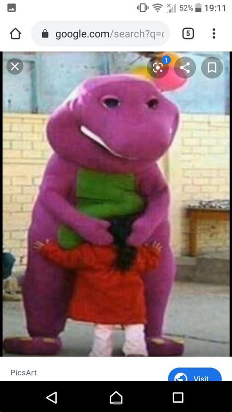 I Searched Up Barney The Dinosaur For My Little Brother And I Showedhim This Sexy Picture Of Him