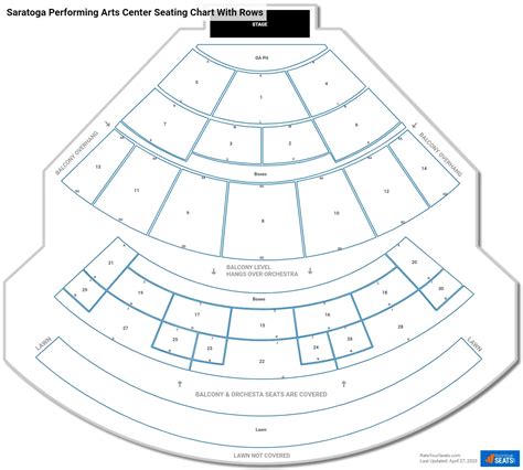 Spac Seating Chart With Rows And Seat Numbers Coul2003