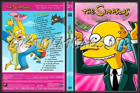 The Simpsons Season 21 Dvd Cover Dvd Covers And Labels By