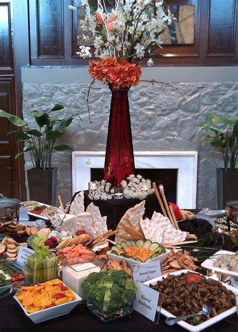 Buffet decor, Buffet table decor, Appetizers table