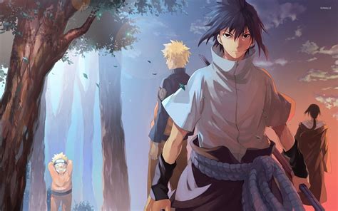 Koleksi 74 Naruto And Sasuke Back To Back Wallpaper Hd Background Id