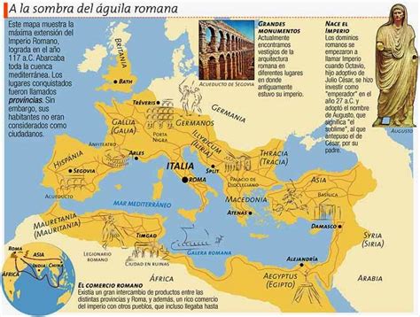 Cultura Romana Mapa Del Imperio Romano