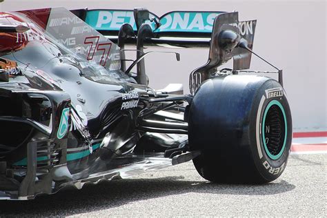 Editorial images, stock photos and pictures. Mercedes trick floor revealed as Bahrain F1 testing starts ...