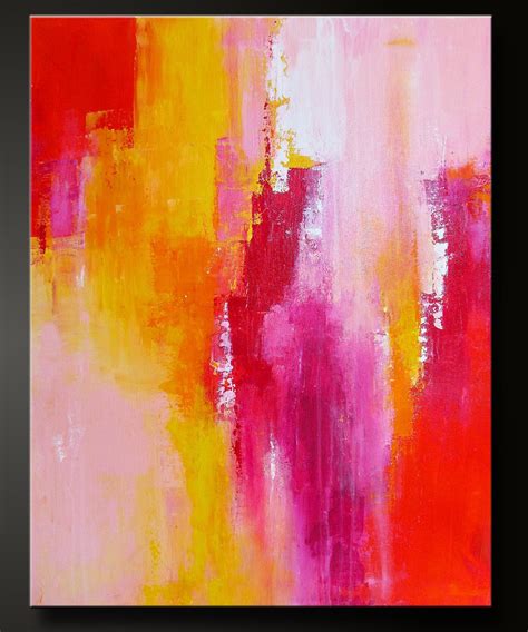 Sorbet 2 28 X 22 Abstract Acrylic Painting By Charlensabstracts Acrylic