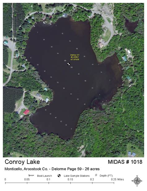 Lakes Of Maine Lake Overview Conroy Lake Monticello Aroostook Maine