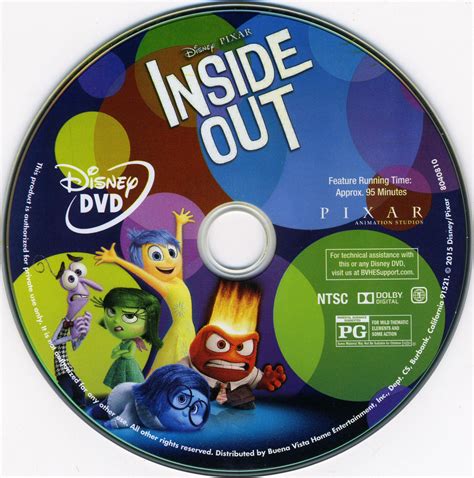 Inside Out R1 Blu Ray Cover And Labels Dvd Covers And Labels