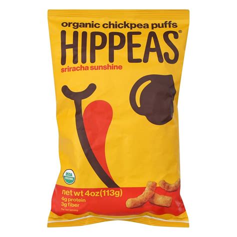 Hippeas Sriracha Sunshine Organic Chickpea Puffs Shop Chips At H E B