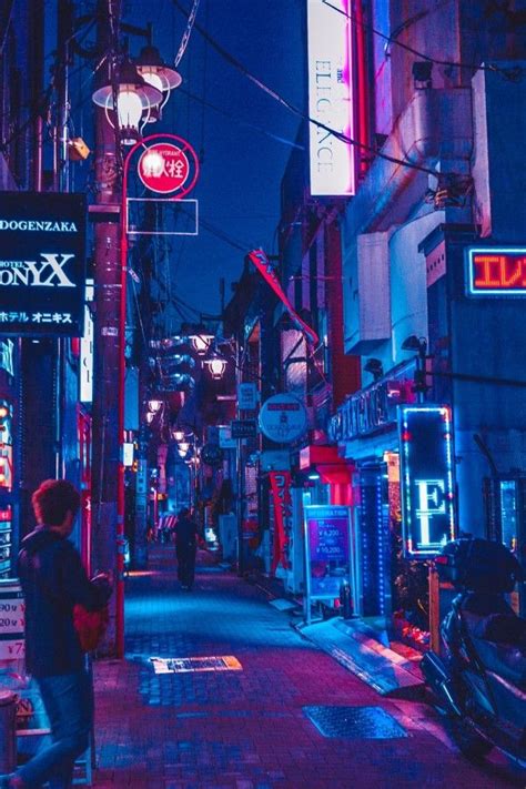 Neon Nights In An Alleyway In Shibuya Japan When Art And The City