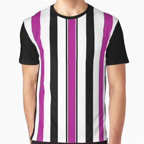 Pink Black And White Stripes T Shirt For Sale By Erichristy