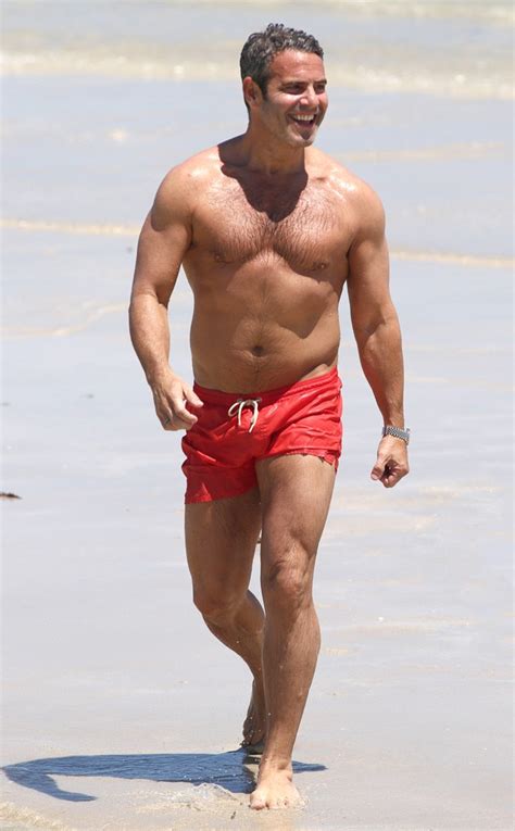 Andy Cohen From Celeb Hunks On The Beach E News