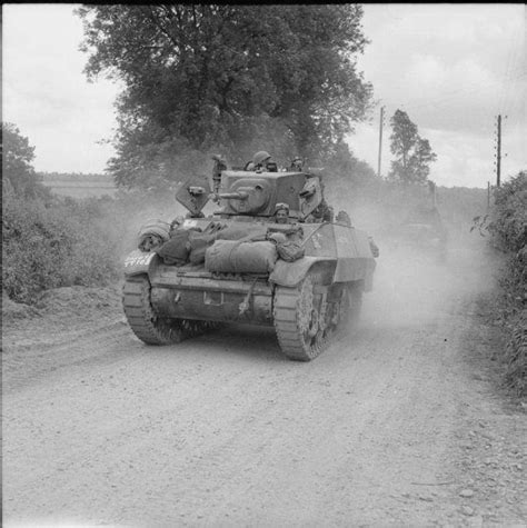 Stuart Tanks Of 8th Kings Royal Irish Hussars 7th Armoured Division