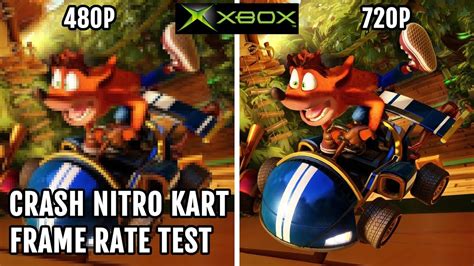 Crash Nitro Kart Xbox 480p720p Frame Rate