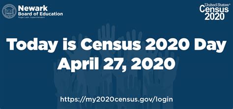 Today Is Census 2020 Day Newark Board Of Education