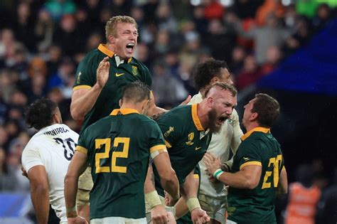 Coupe du monde de rugby l Afrique du Sud l emporte à l arraché face à