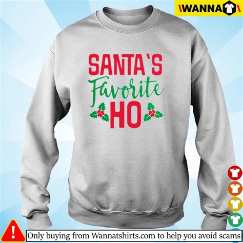 Santas Favorite Ho Christmas Sweater Hoodie Sweater And Long Sleeve