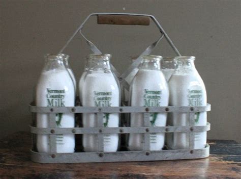 Antique Milk Bottle Carrier Etsy Old Milk Bottles Vintage Milk
