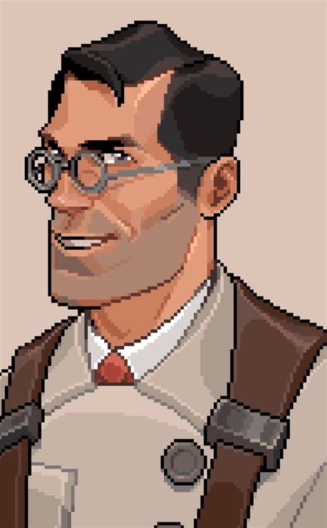 Catghost Finally Finished All Of The Tf2 Pixel Portraits Team