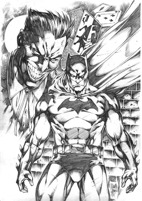 Batman Vs Joker By Marcioabreu7 On Deviantart Batman Artwork Comics
