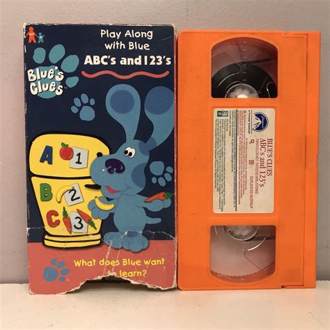 Nick Jr Blues Clues Abc S Vhs Video Tape Only Nickelodeon Buy The