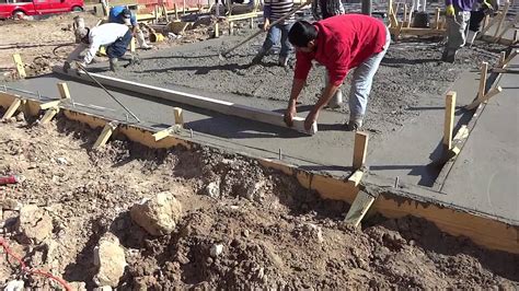 Concrete is a construction material composed of cement, fine aggregates (sand) and coarse aggregates mixed with water which portland cement is the commonly used type of cement for production of concrete. concrete finishing tools screeding - YouTube