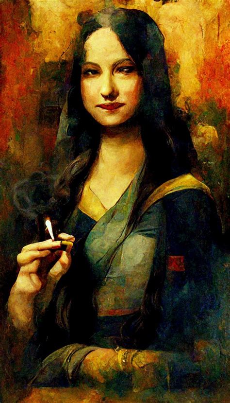Smoking Mona Lisa Mona Lisa Mona Lisa