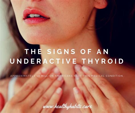 Here Are The Signs Of An Underactive Thyroid Healthy Habits