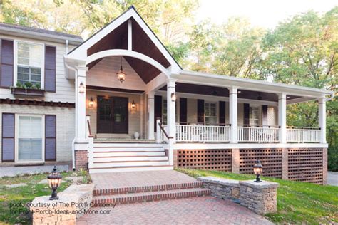 Hgtv.com shows off the beautiful front windows from whatever your lifelong dreams have been there are a multitude of porch ideas for houses, you simply have to find. Porch Roof Designs | Front Porch Designs | Flat Roof Porch