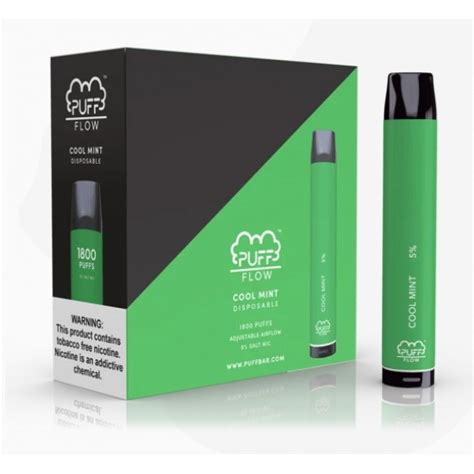 Puff Flow Cool Mint 1800 Puffs S And O Wholesale