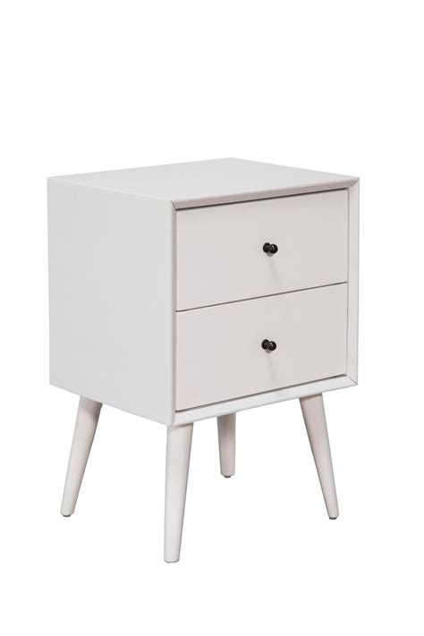 Buy Alpine Furniture Flynn Queen Panel Bedroom Set Pcs In White Wood