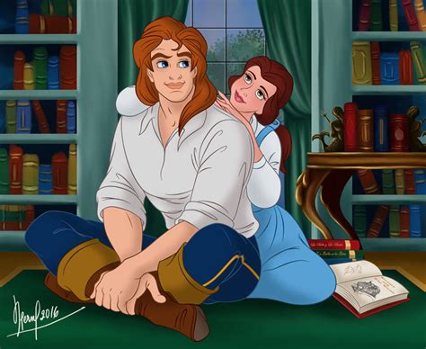 Adam And Belle By Fernl On Deviantart Beauty And The Beast Disney