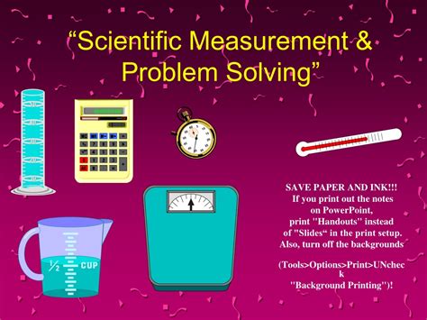 Ppt Scientific Measurement And Problem Solving Powerpoint