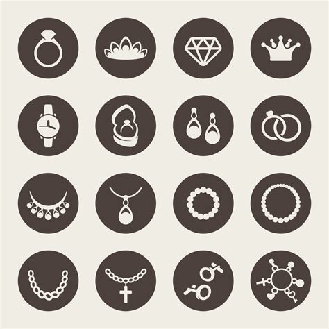 Jewelry Icon Set Instagram Jewelry Icon Jewelry Handmade