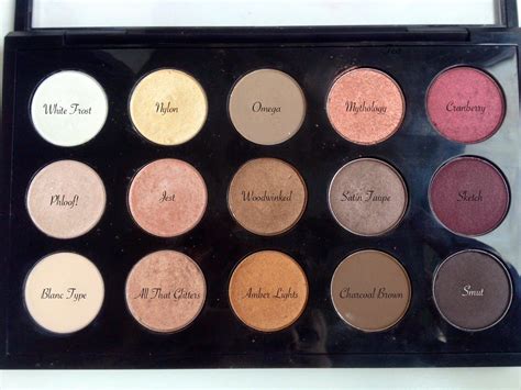 My Neutral MAC Palette Perfect For Blue Eyes Mac Palette Eyeshadow