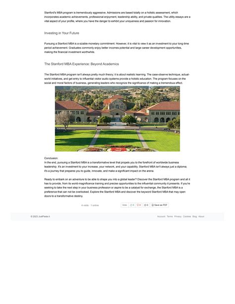 stanford mba | PDF | Free Download