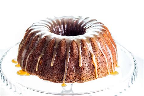 Brown Sugar Bundt Cake With Caramel Glaze Errens Kitchen