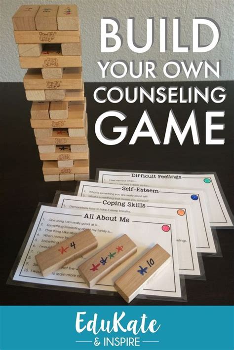 Online therapy has been proven to be an effective way to reach your goals and improve your mental health. Build Your Own Counseling Game | Coping skills, Therapy ...